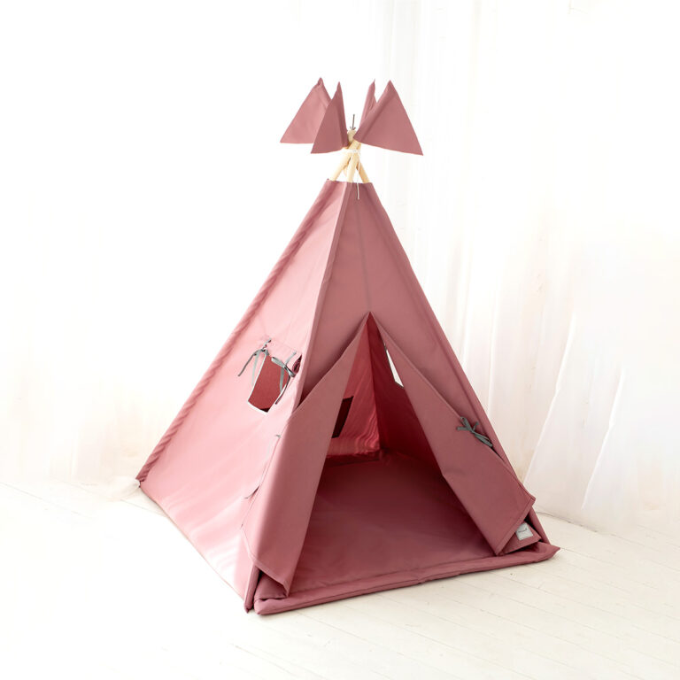 Tipi zelt Garden draußen und drinnen Spielzelt + weiche Matte Dark