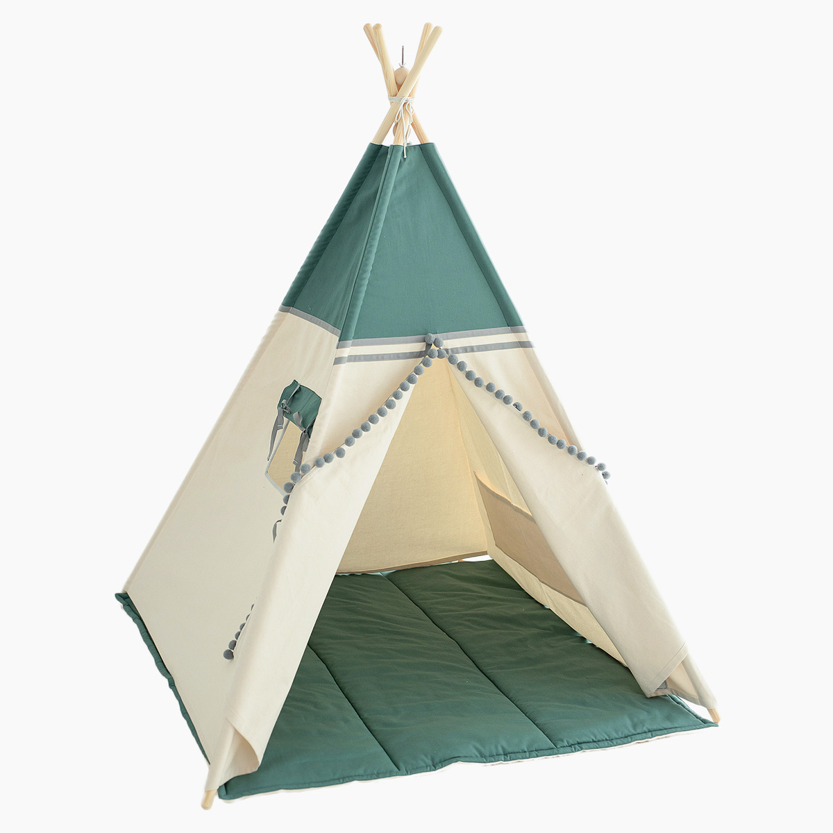 Sjah Complex Vuilnisbak Tipi tent Adventure, set with mat - Cozy & Dozy